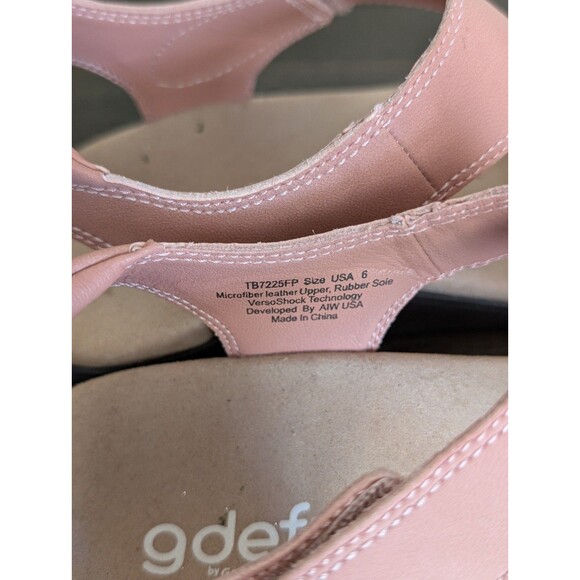 Gdefy Dyvor Black Women's Orthopedic Comfort Sandals TB7225FP Size 6 - Picture 4 of 8